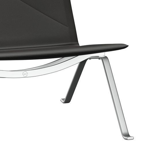 Sedia da salotto Fritz Hansen PK22, marrone nero aura