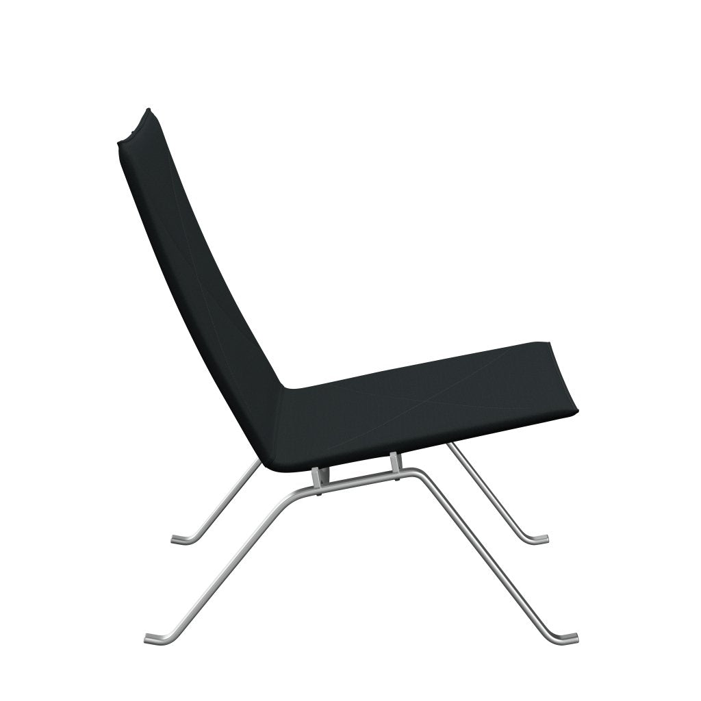 Fritz Hansen Pk22 Loungesessel, Canvas Schwarz