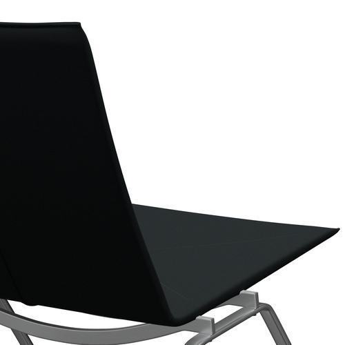 Sedia da salotto Fritz Hansen PK22, tela nera