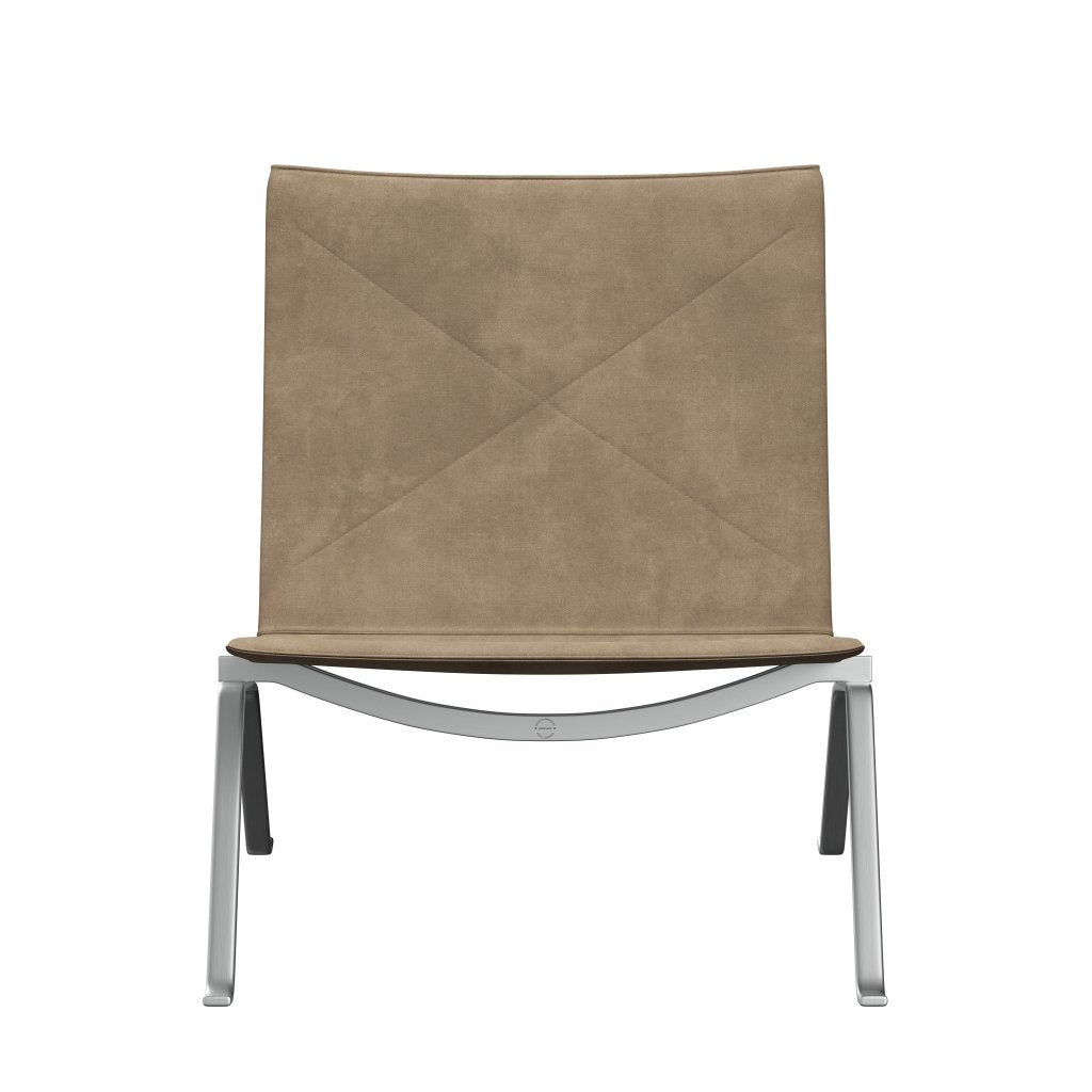 Fritz Hansen PK22 Lounge stol, Royal Nubuck Ecru