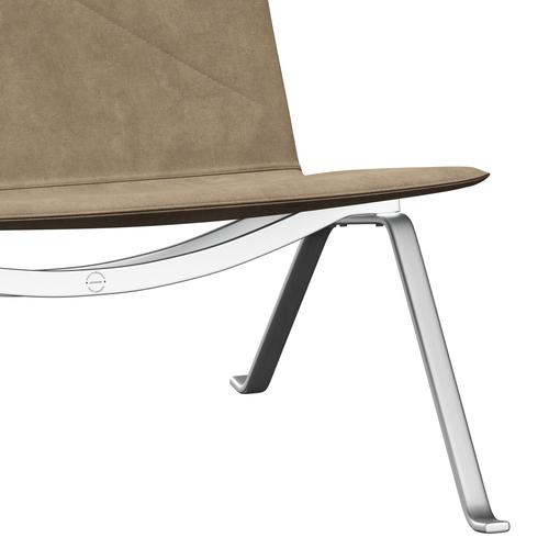 Fritz Hansen Pk22 Loungesessel, Royal Nubuk Ecru