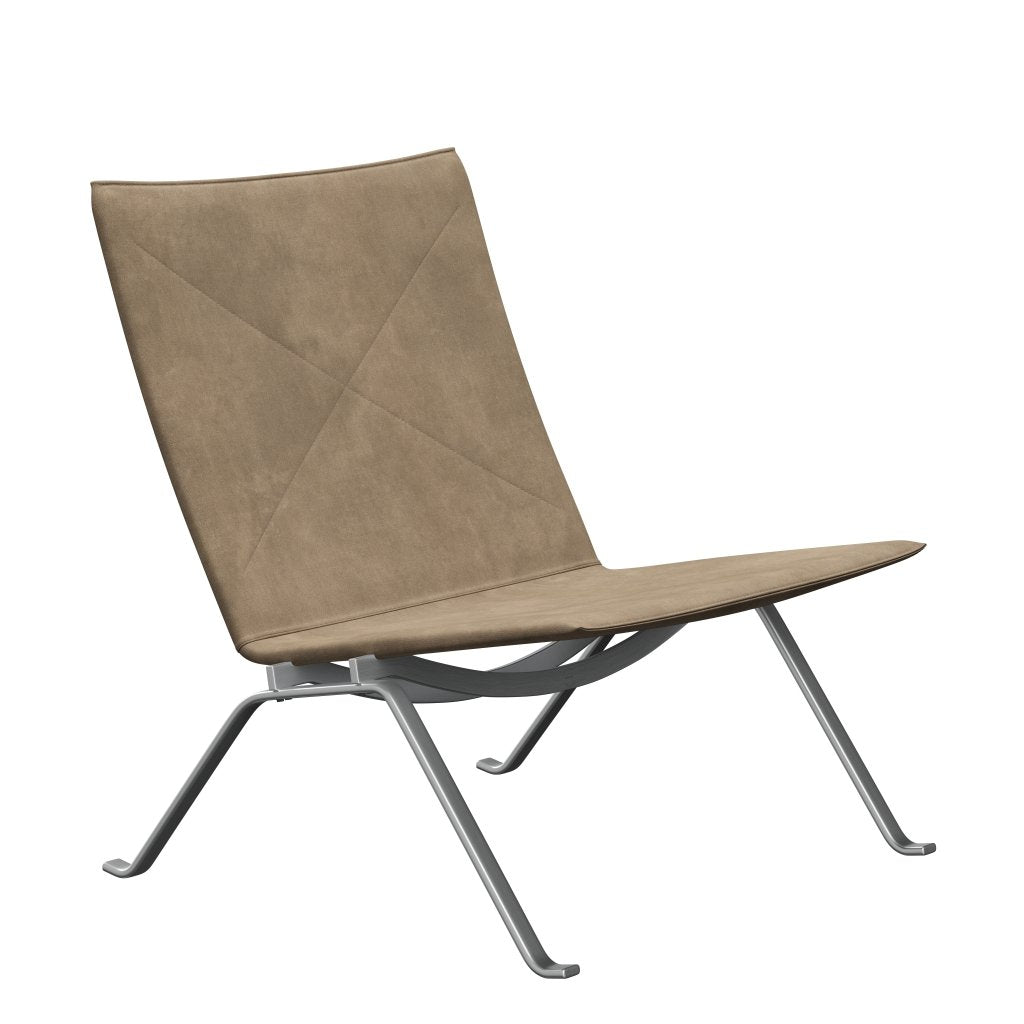 Fritz Hansen PK22 Lounge -tuoli, Royal Nubuck Ecru