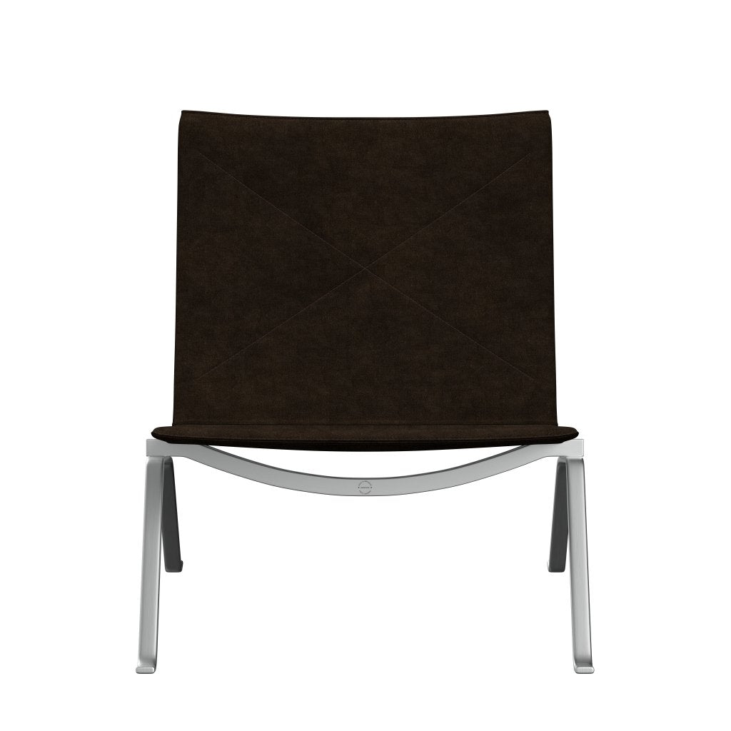 Fritz Hansen Pk22 Loungesessel, Royal Nubuk Havanna