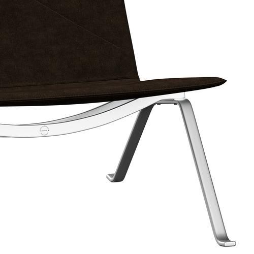 Fritz Hansen Pk22 Loungesessel, Royal Nubuk Havanna