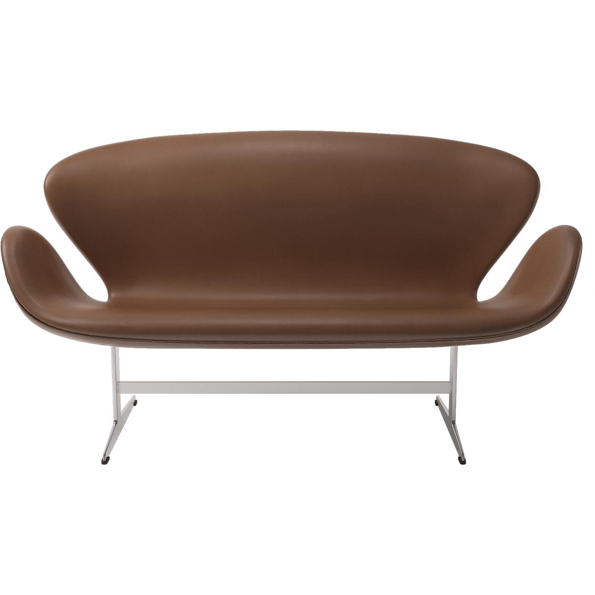 Fritz Hansen Swan Sofa 2 Persons, Elegance Walnut