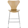 Fritz Hansen Serie 7 Bar impiallaccia di sgabello 64 cm, elmo