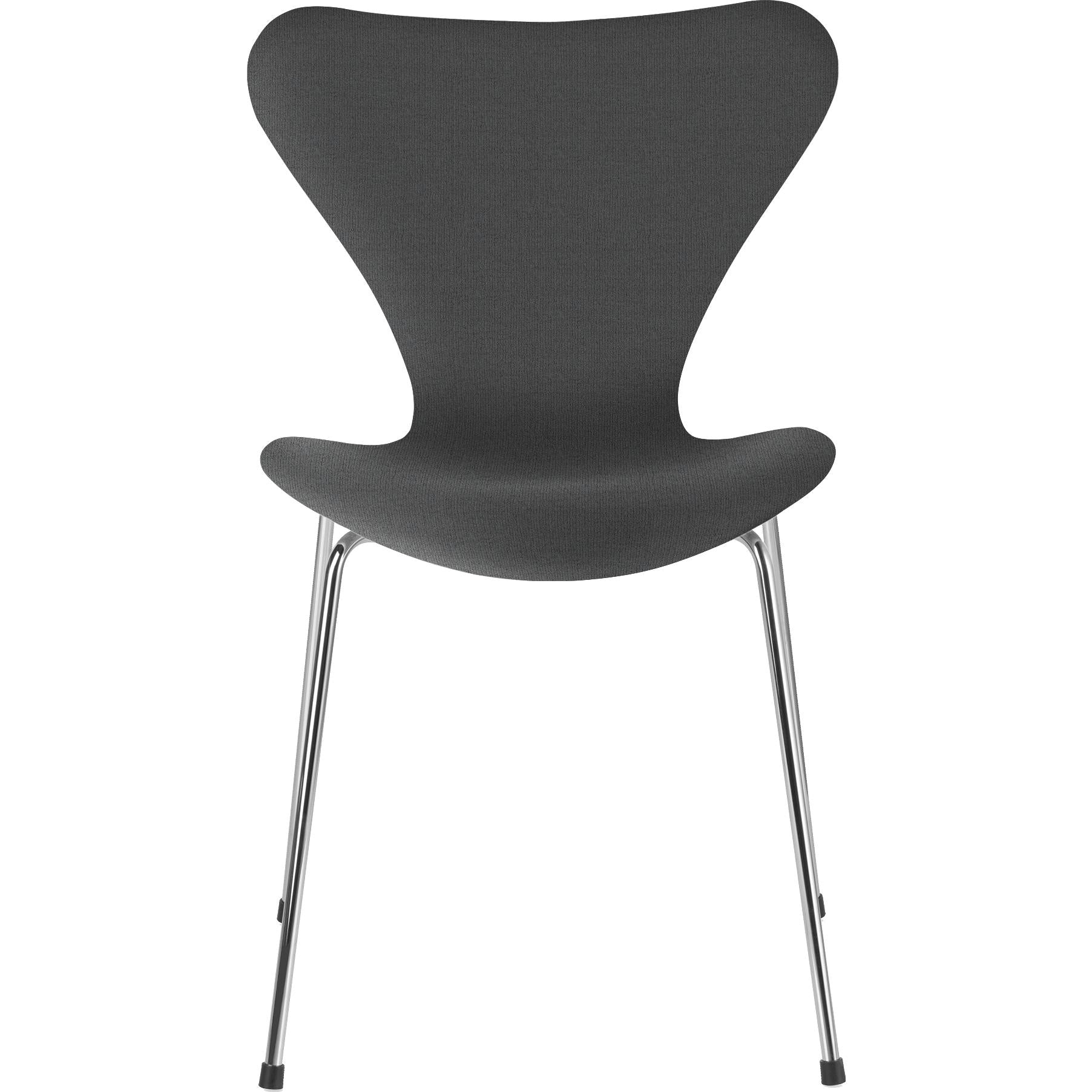 Fritz Hansen Serie 7 Stuhl Vorderseite Polsterung Stoff, Hallingdal Cold Grey