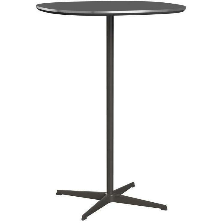 Fritz Hansen Super circulaire table de bar Ø75, graphite Bromo Grey / Warm