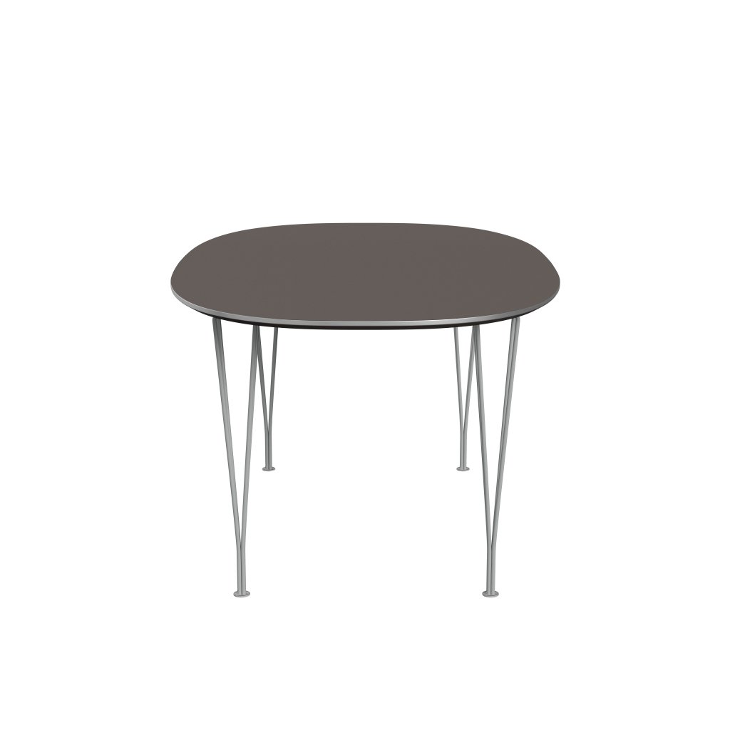 Fritz Hansen Superellipse Utvidende bord ni grå/grå fenix laminater, 270x100 cm