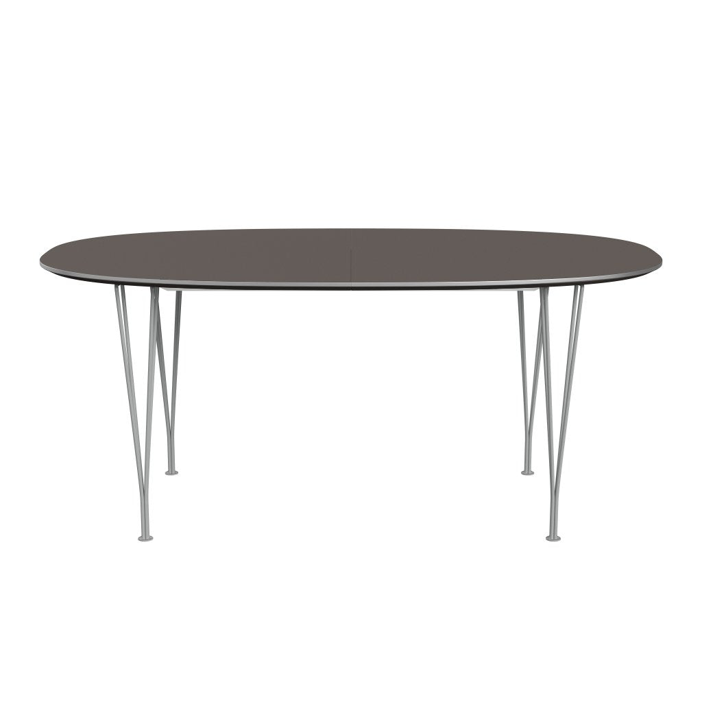 Fritz Hansen Superellipse Extending Table Nine Grey/Grey Fenix Laminates, 270x100 Cm