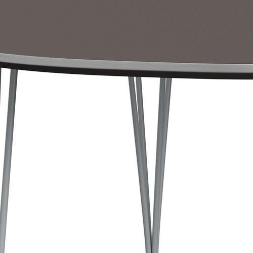 Fritz Hansen Table étendue du Superellipse Silvergrey / Grey Fenix ​​Laminats, 270x100 cm