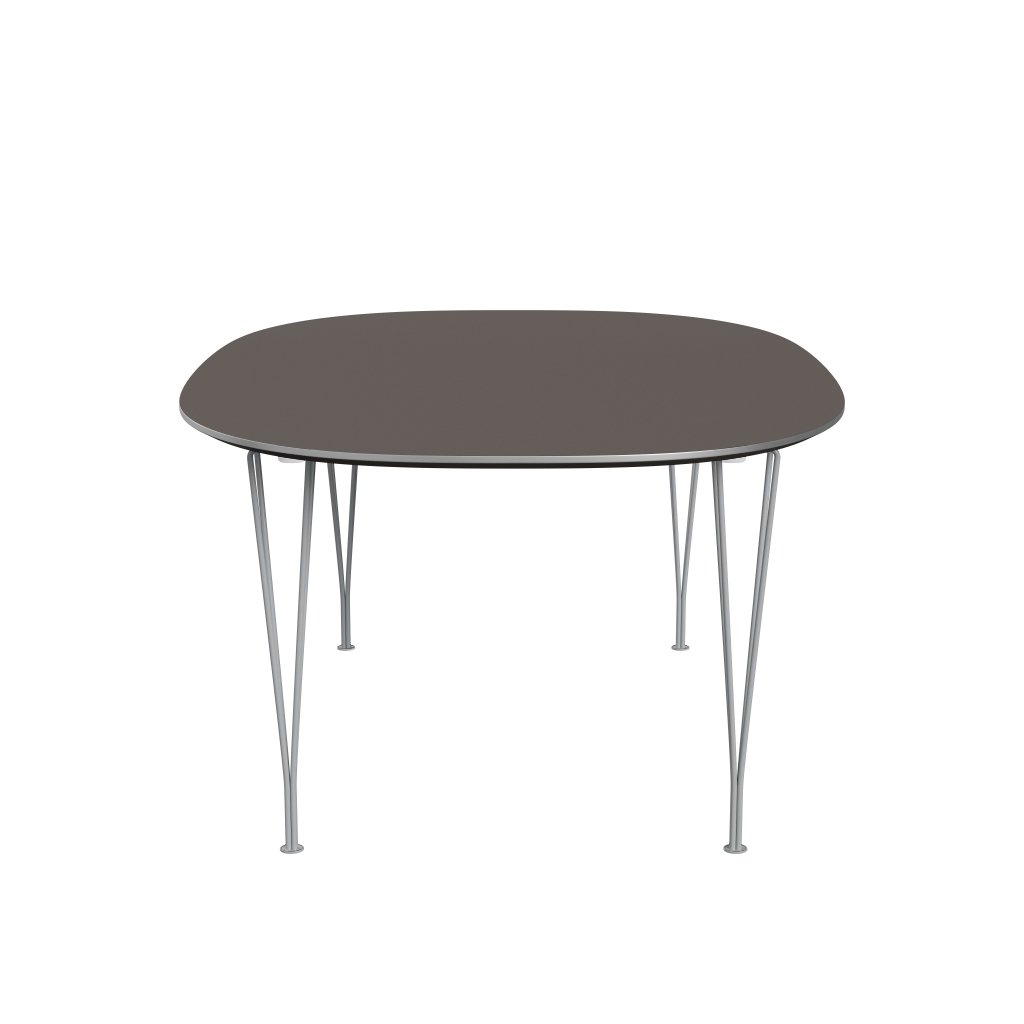 Fritz Hansen Superellipse Extending Table Silvergrey/Gray Fenix ​​Laminates, 300x120 cm