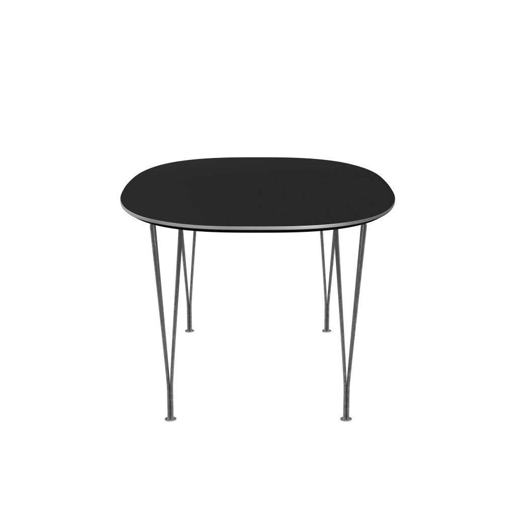 Fritz Hansen Superellipse Extending Table Silvergrey/Black Fenix ​​Laminates, 270x100 cm