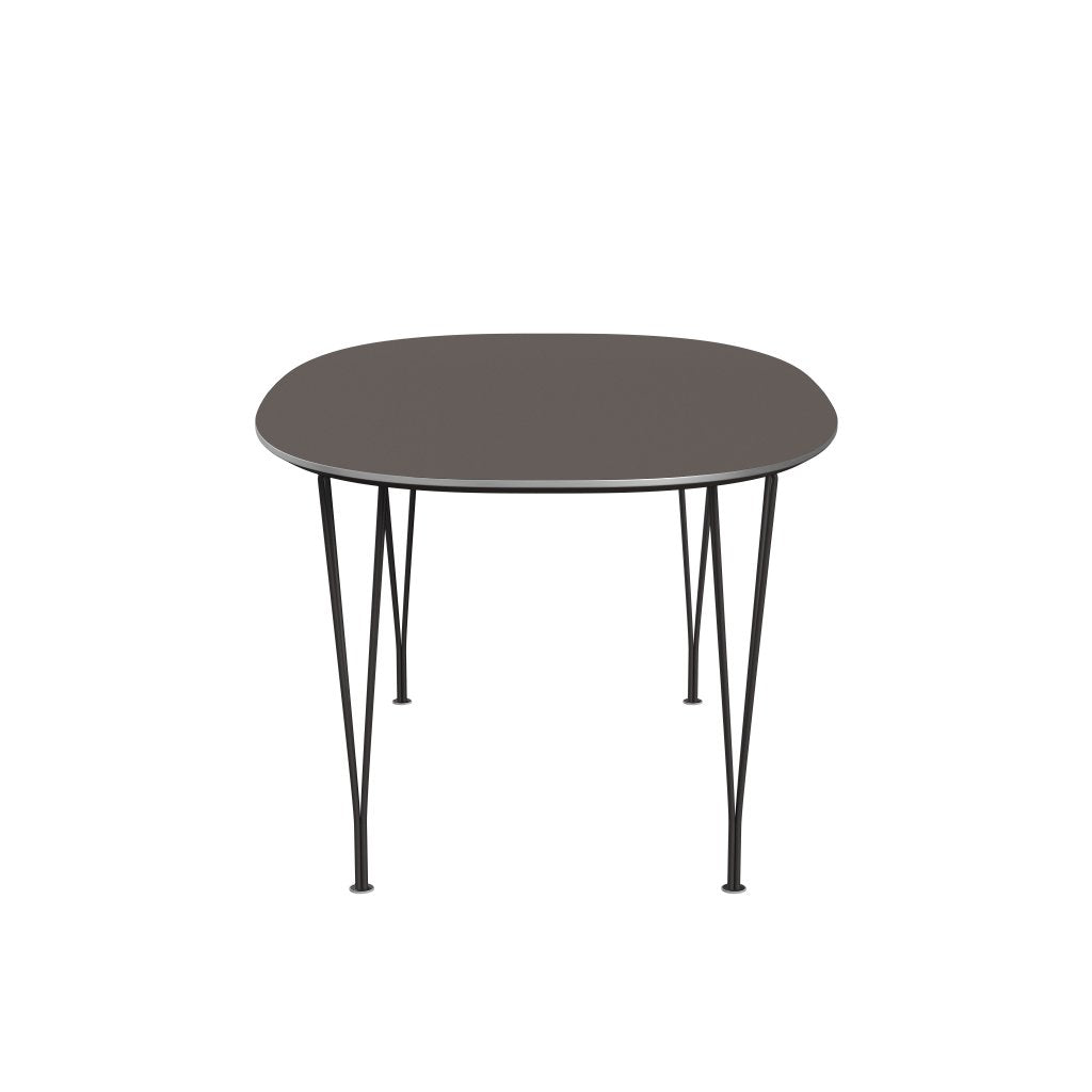 Fritz Hansen Superellipse Extending Table Warm Graphite/Grey Fenix Laminate, 270x100 Cm