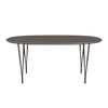Fritz Hansen Superellipse Extend Table Graphite / Grey Fenix ​​Damined, 270x100 cm