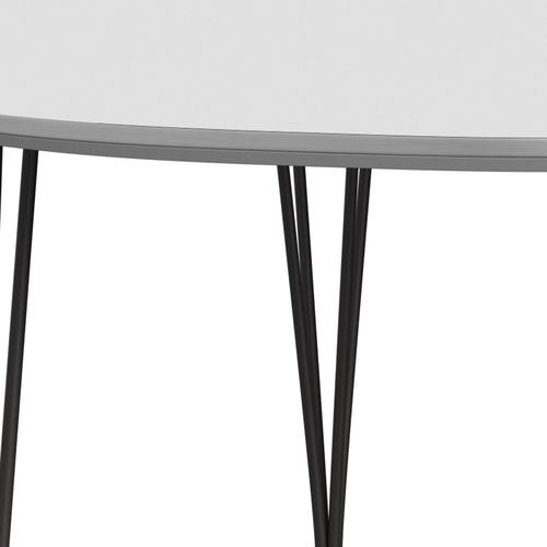 Fritz Hansen Superellipse Udvidelig bord Varm grafit/hvid fenix -laminater, 270x100 cm