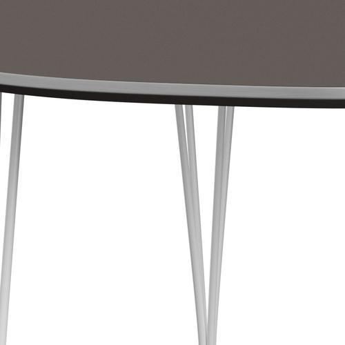 Fritz Hansen Superellipse Udvidelig bord Hvid/grå fenix -laminater, 270x100 cm