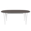 Fritz Hansen Superellipse Udvidelig bord Hvid/grå fenix -laminater, 300x120 cm