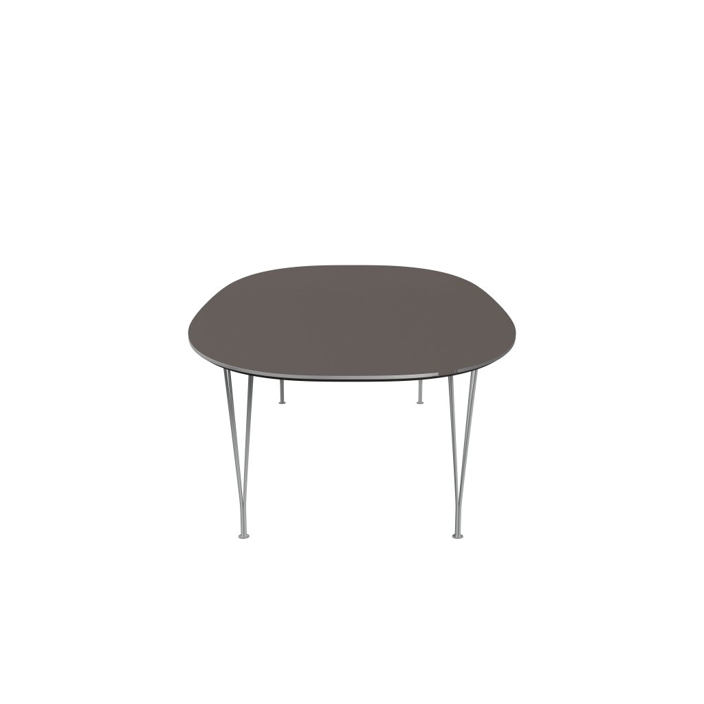 Fritz Hansen Superellipse spisebord ni grå/grå fenix -laminater, 300x130 cm
