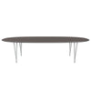 Fritz Hansen Superellipse spisebord ni grå/grå fenix -laminater, 300x130 cm