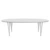 Fritz Hansen Superellipse Dining Table Nine Grey/White Fenix Laminates, 240x120 Cm