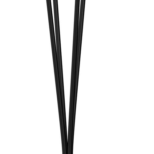 Fritz Hansen Superellipse eettafel zwart/walnootfineer, 135x90 cm