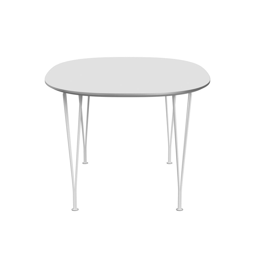 Fritz Hansen Superellipse餐桌白色/白色Fenix层压板，150x100 cm