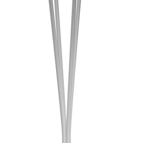 Mesa de comedor Fritz Hansen Superellipse Laminados de fenix blanco/blanco, 150x100 cm
