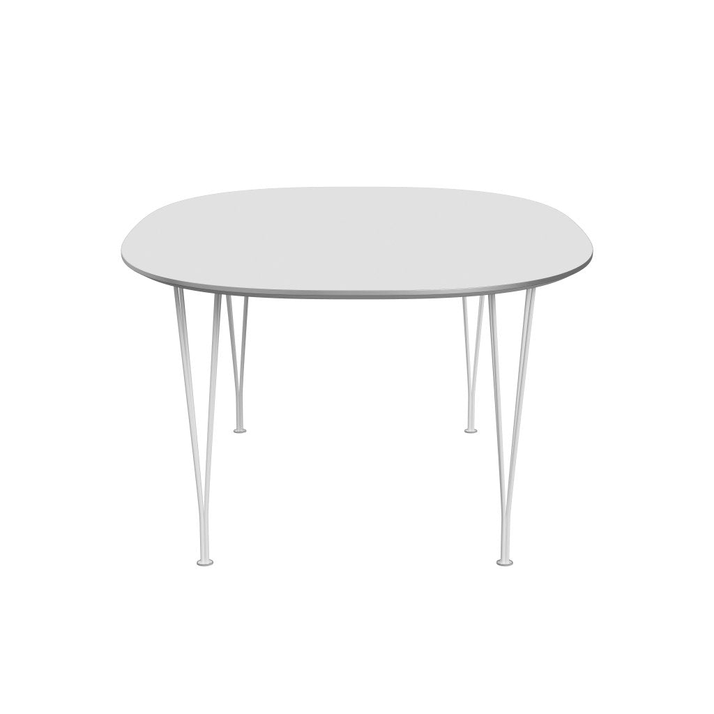 Fritz Hansen Superellipse餐桌白色/白色Fenix层压板，180x120 cm