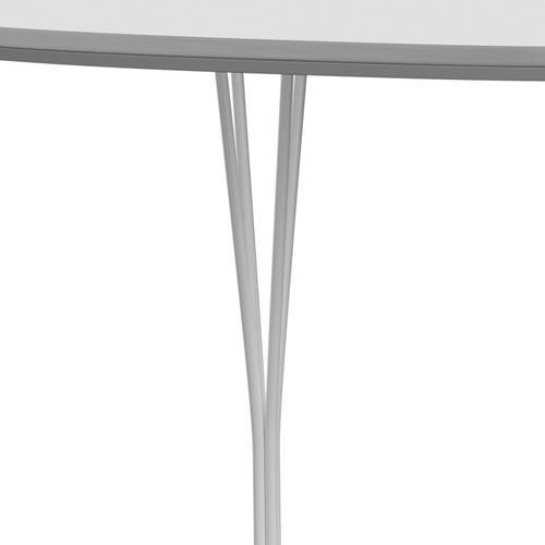 Fritz Hansen Superellipse Tavolo da pranzo Laminati di fenix bianchi/bianchi, 180x120 cm