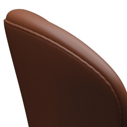 Fritz Hansen Swan Lounge formaður, Brown Bronze/Aura Cognac