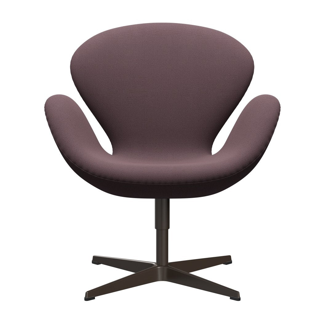 Fritz Hansen Swan Lounge stól, Brown Bronze/Capture Aubergine