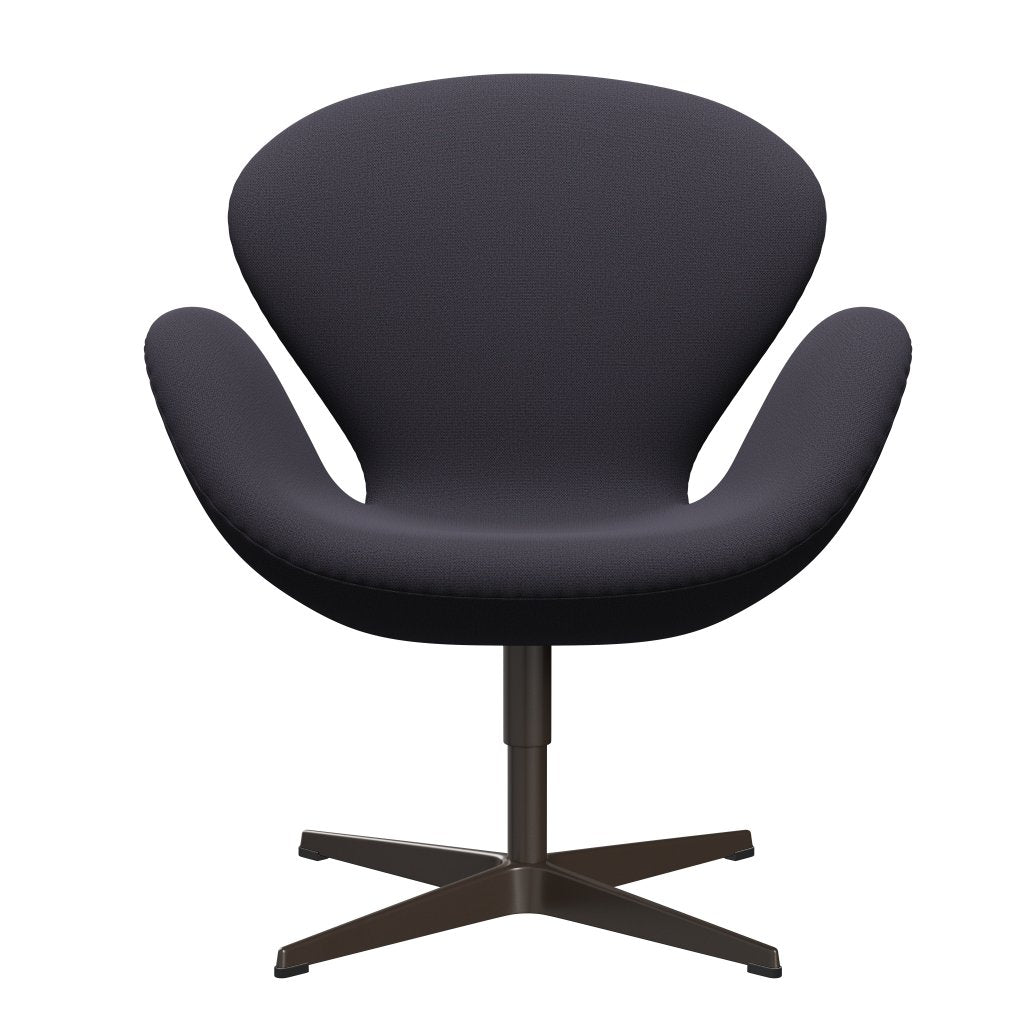 Fritz Hansen Swan Lounge stól, Brown Bronze/Capture Blue Cholcoal