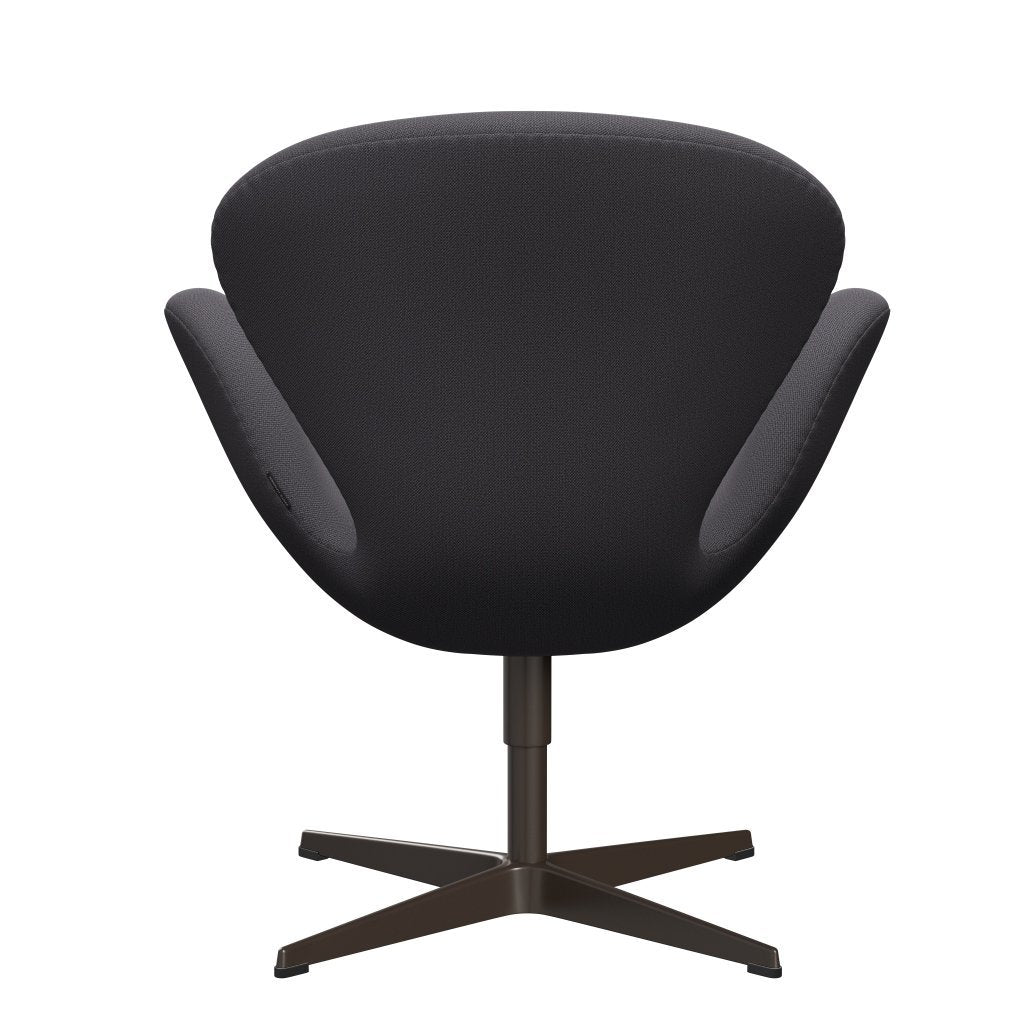 Fritz Hansen Swan Lounge -stoel, bruin brons/vangst donkergrijs