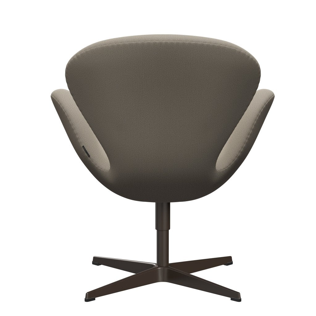 Fritz Hansen Swan Lounge Silla, Bronce marrón/Captura de arena gris