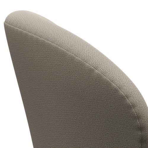 Fritz Hansen Chaise salon de cygne, bronze brun / capture de sable gris