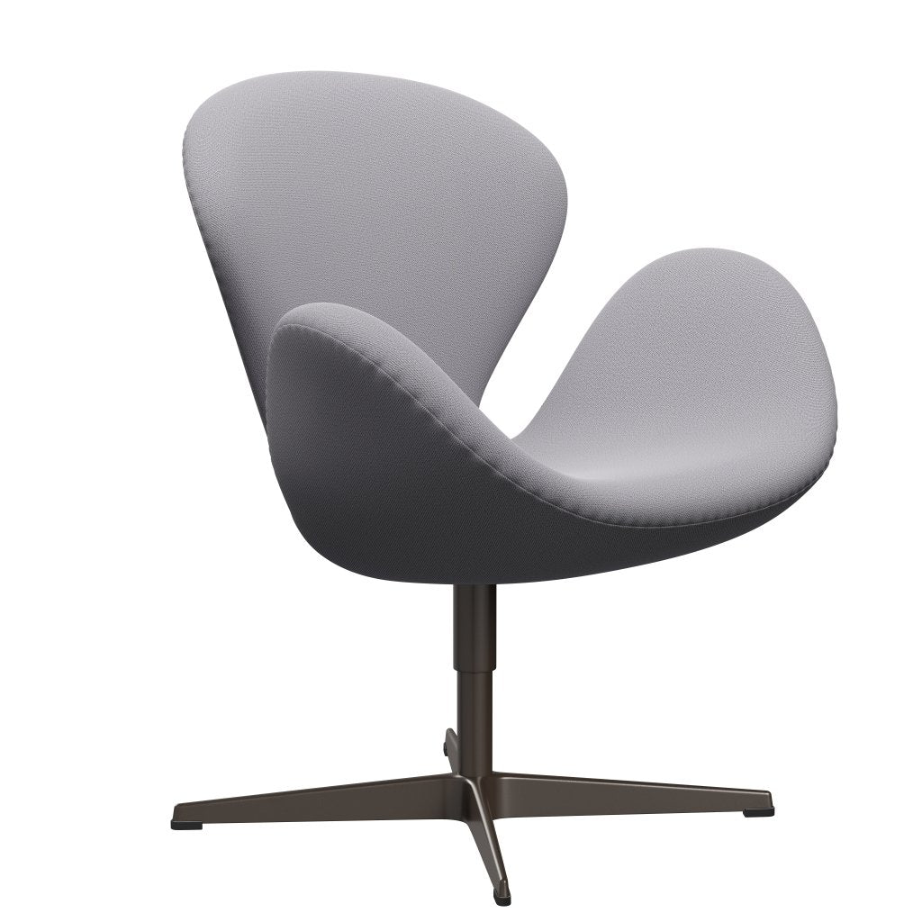 Fritz Hansen Swan Lounge -stoel, bruin brons/vangst lichtgrijs