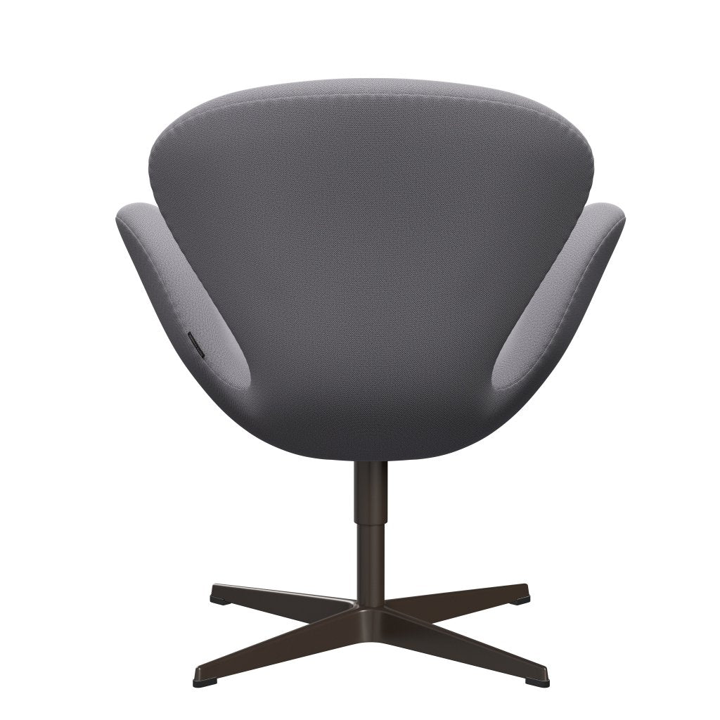 Sedia fritz Hansen Swan Lounge, bronzo marrone/cattura grigio chiaro