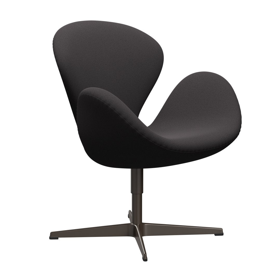 Fritz Hansen Swan Lounge formaður, Brown Bronze/Capture Cholcoal