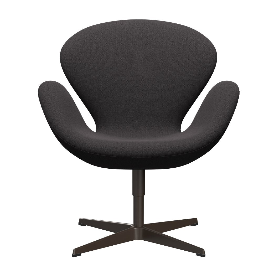 Fritz Hansen Swan Lounge formaður, Brown Bronze/Capture Cholcoal