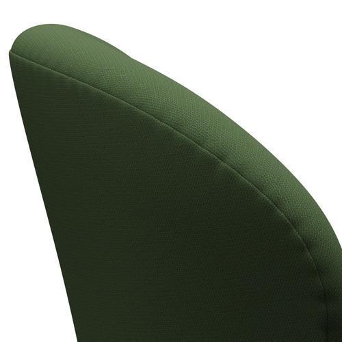 Fritz Hansen Swan Lounge -tuoli, ruskea pronssi/sieppaus Moss Green