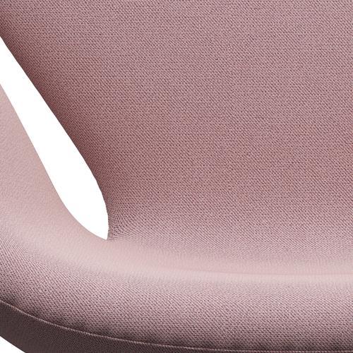 Sedia fritz Hansen Swan Lounge, bronzo marrone/cattura rosa