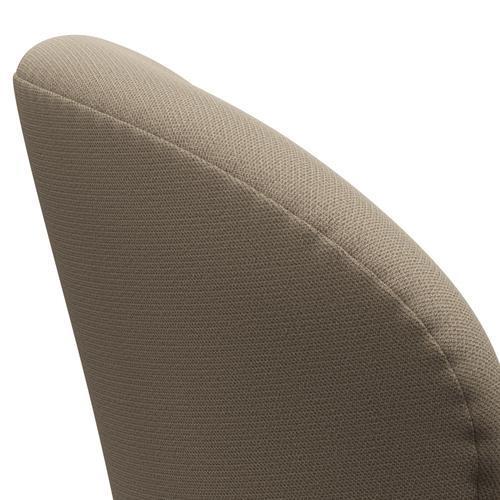 Fritz Hansen Swan Lounge Chair, Brown Bronze/Capture Sand