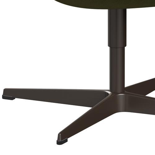 Fritz Hansen Swan Lounge Silla, Bronce Brown/Captura Wamrgrün