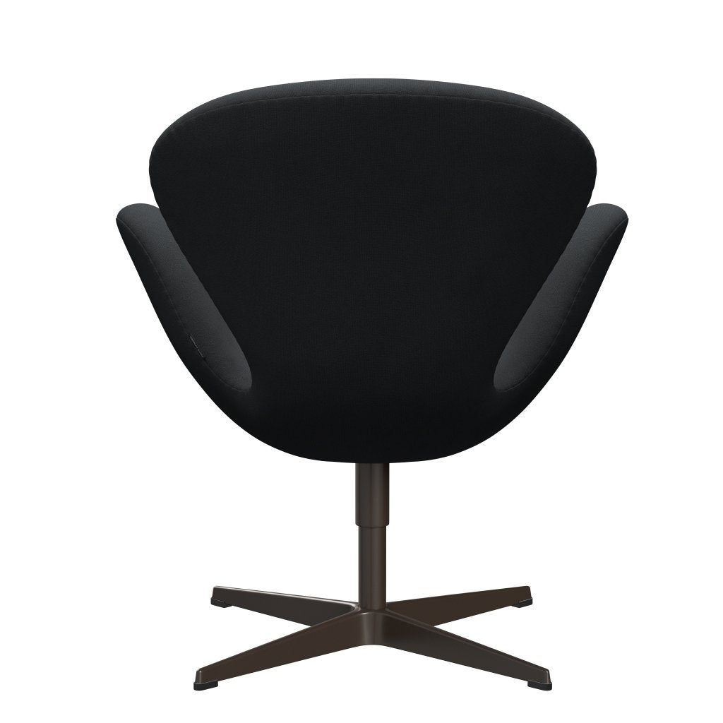 Sedia da salone Fritz Hansen Swan, bronzo marrone/cristiano grigio scuro