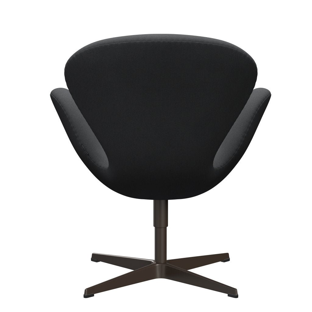 Fritz Hansen Swan Lounge Chair, Brown Bronze/Christianshavn Gray Uni