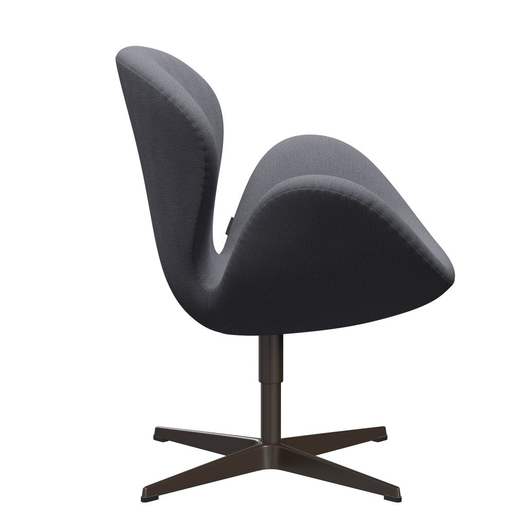 Sedia da salone Fritz Hansen Swan, bronzo marrone/cristiano grigio chiaro