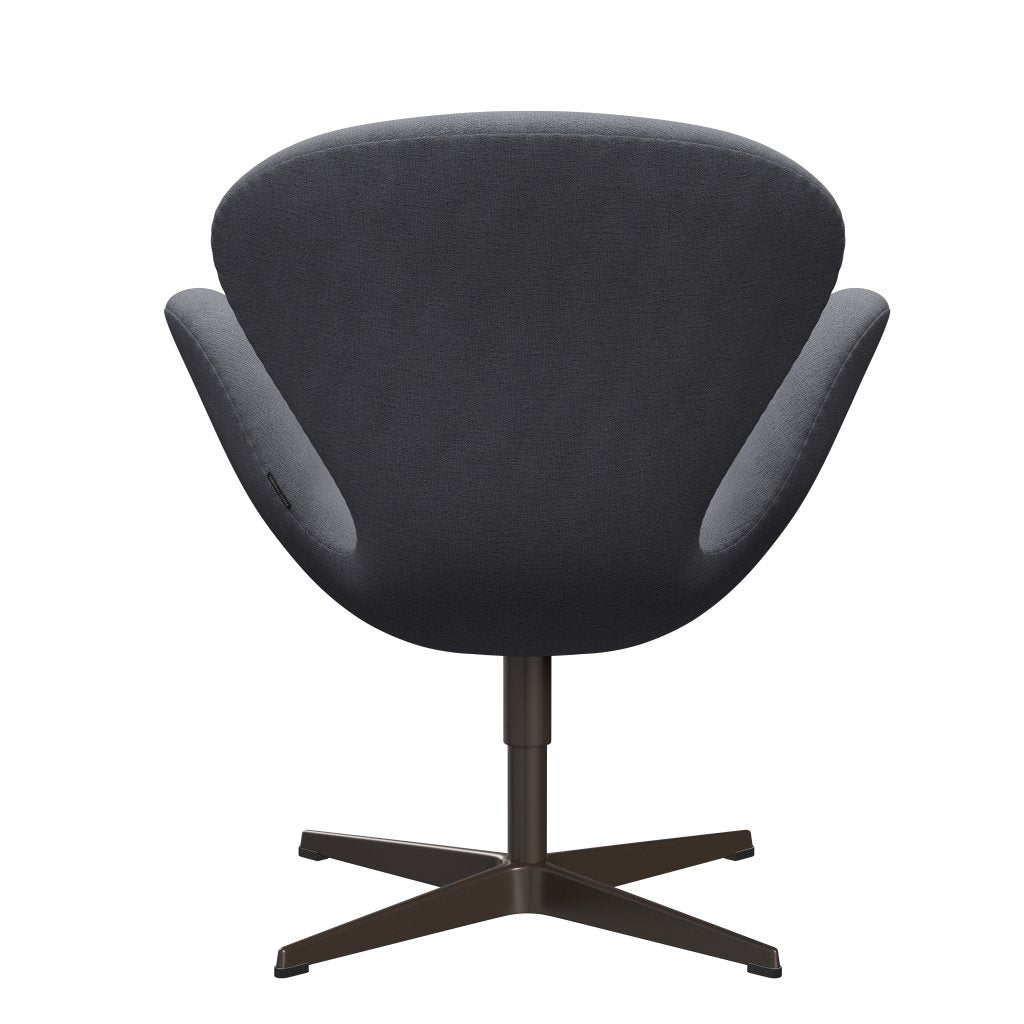 Sedia da salone Fritz Hansen Swan, bronzo marrone/cristiano grigio chiaro