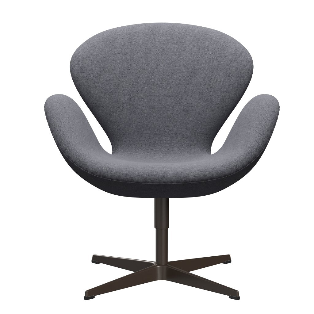 Sedia da salone Fritz Hansen Swan, bronzo marrone/cristiano grigio chiaro