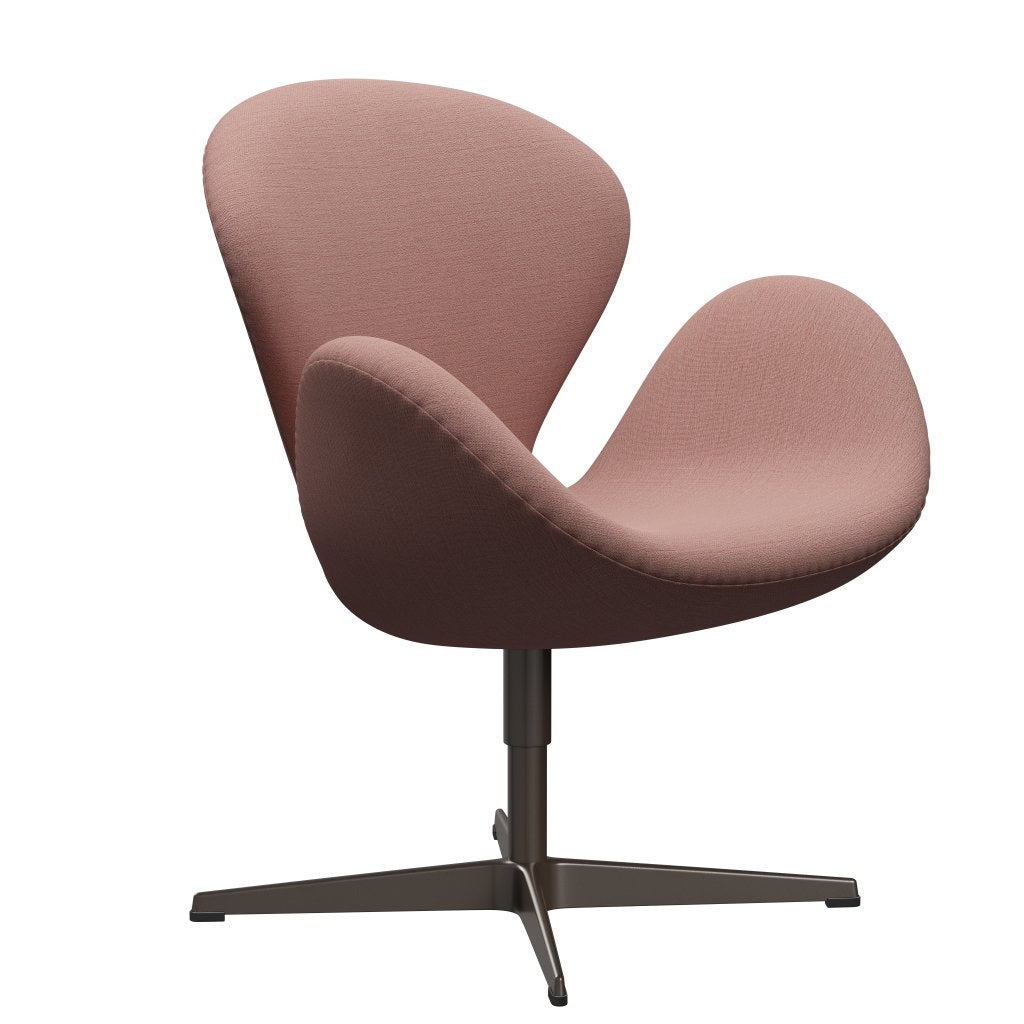 Fritz Hansen Swan Lounge formaður, Brown Bronze/Christianshavn Orange/Red